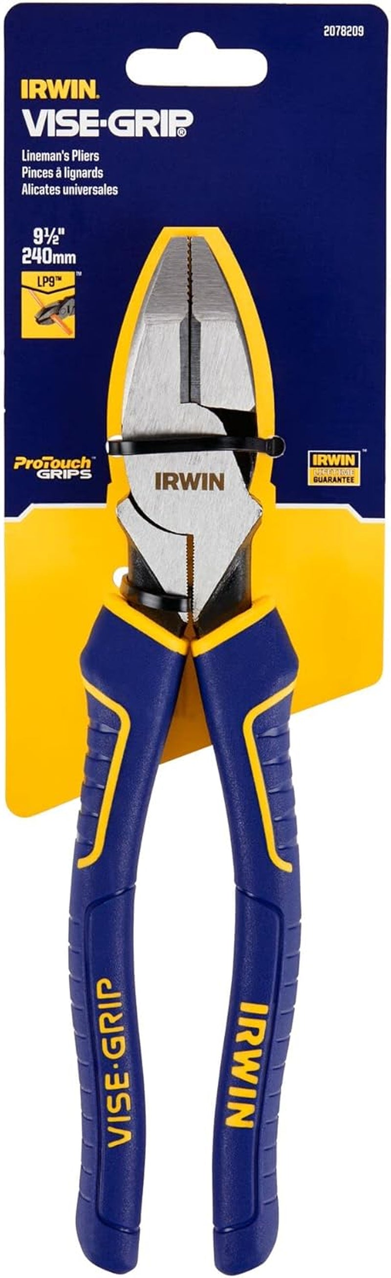 IRWIN VISE-GRIP North American Pliers, 9-1/2"