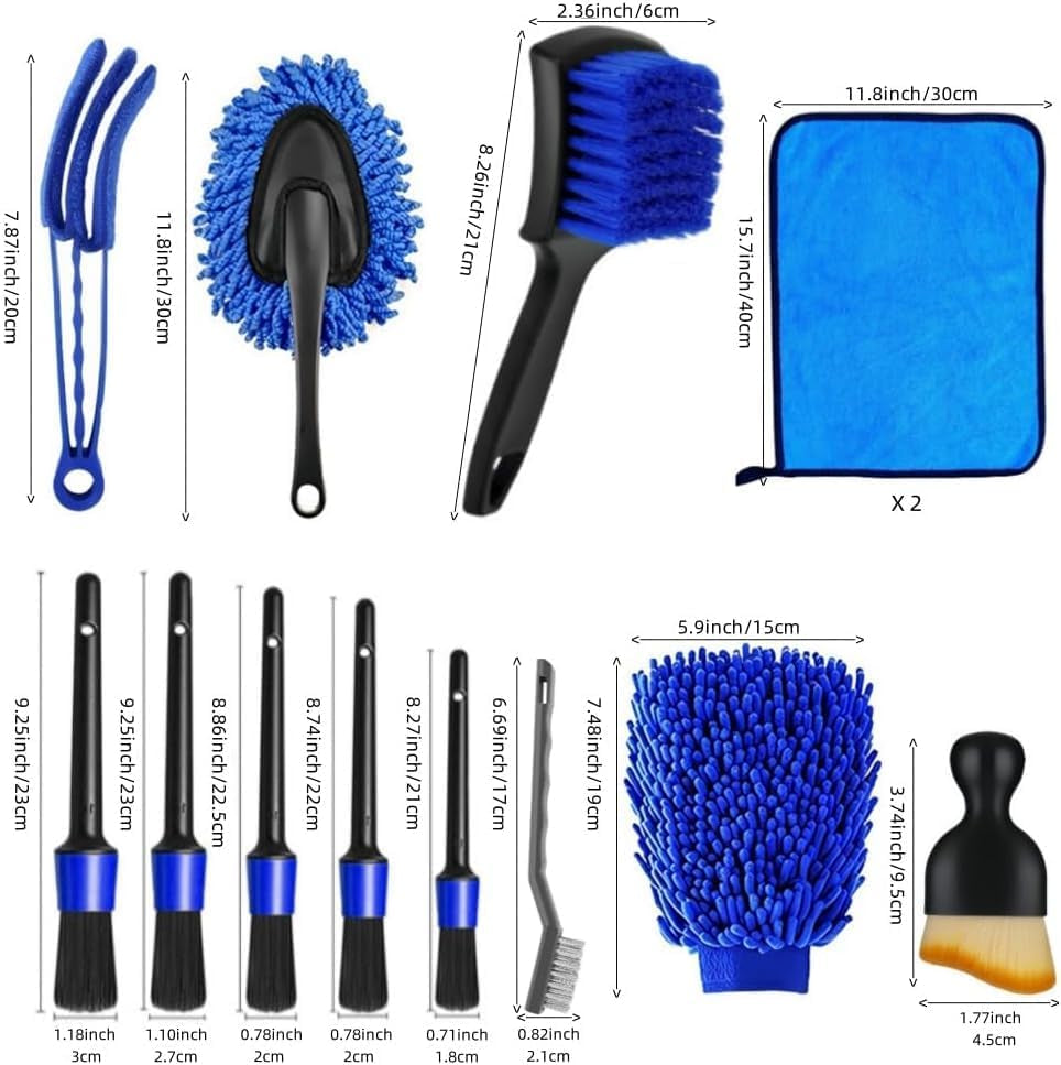 13Pcs Car Wash Cleaning Kit