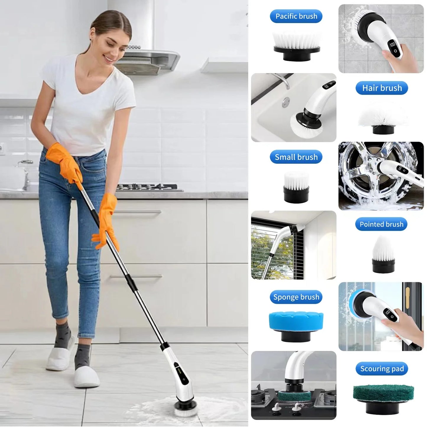 Electric Spin Scrubber - Cordless